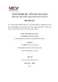PROYECTO DE TESIS EN EDUCACION