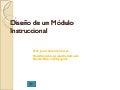 Diseño De Módulo Instruccional