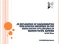 Dissertation Proposal - Data Visualisation