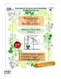 Distillation 1 td
