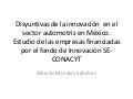 Disyuntivas de la innovacion en el sector automotriz
