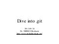 Dive into .git