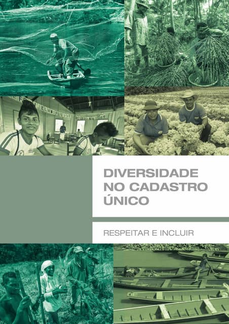 Livro Diversidade no Cadastro Único – Respeitar e Incluir