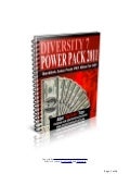 Diversity7 PowerPack 2011 - Backlink Booster