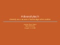 diversitytech: diversity as a source of technological innovation
