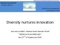 Diverstity drives innovation 22092010