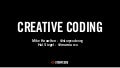 StoryCode DIY Days Presentation - Creative Coding