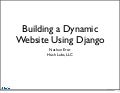 Building a Dynamic Website Using Django