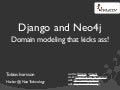 Django and Neo4j - Domain modeling that kicks ass