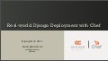 Real world Django deployment using Chef