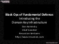 Domain Key Infrastructure (From Black Hat USA)