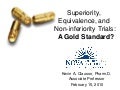 Superiority, Equivalence, and Non-Inferiority Trial Designs