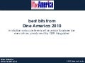 DLYohn Best Bites from Dine America 2010