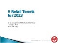 Nine Retail Tenets for 2013 by Denise Lee Yohn