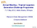 TLI 2012: Data management for cowpea research