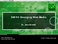 DM110 - Week 9 - Content Syndication