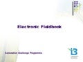 TLI 2012: Introducing the electronic fieldbook for crop breeding data colleciton and analysis