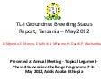 TLI 2012: Data management for groundnut breeding - Tanzania