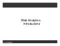 Introduzione alla Web Analytics