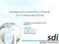 Managing Documentation Projects in a Collaborative World