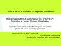 Mondragon Multilocalisation Strategy (JM Luzarraga PhD Defense 4th June 2008)