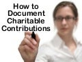 Documenting Charitable Contributions