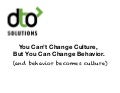 You Can&rsquo;t Change Culture, But You Can Change Behavior (DevOpsDays Rome 2012)