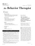 Behavior Therapist (April 2009)