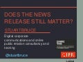Does the news release still matter stuart bruce