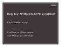 Does your API need to be PCI Compliant?