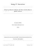 Doing IT Ourselves: citizen produced websites and their relationship to public services