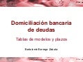 Domiciliacion de deudas tributarias