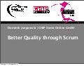 Better Quality through Scrum