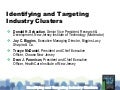 NJ Future Forum 2012 Industry Clusters Sebastian