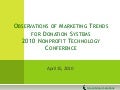 Donation Marketing Tips   NTEN - April 2010