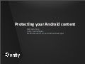 [UniteKorea2013] Protecting your Android content