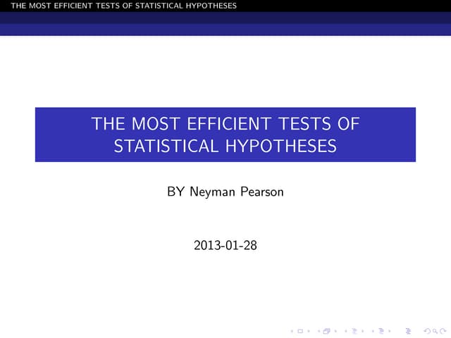 Reading Neyman's 1933 