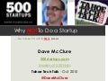 Why NOT To Do a Startup. 