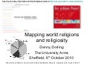 Mapping world religions and religiosity