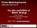 DOs and DONTs of Mobile Strategy