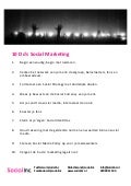 10 Do's voor Social Media Marketing