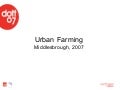 Summary, Urban farming project, Middlesbrough