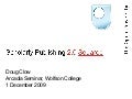 Scholarly Publishing 2.0 Squared
