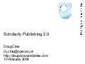 Scholarly Publishing 2.0