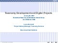 Taxonomy Development and Digital Projects