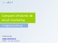 Campanii eficiente de email marketing - DPAD '12