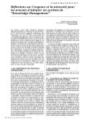 Mon expérience du Knowledge Management