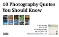 10 Photography Quotes that You Should Know