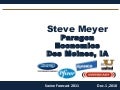 Dr. Steve Meyer - Pork Industry Economic Update
