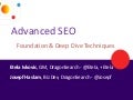 Advanced SEO Workshop presented to Webgrrls by Josepf Haslam & Etela Ivkovic DragonSearch